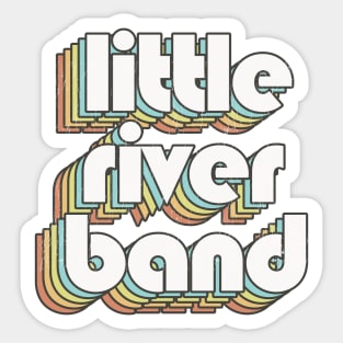 Little River Band / Rainbow Vintage Sticker